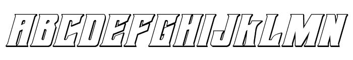 Daemonicus 3D Italic Font LOWERCASE