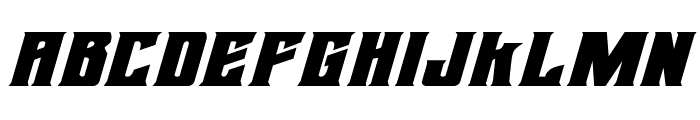 Daemonicus Expanded Italic Font LOWERCASE