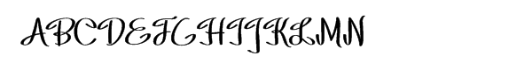 Daiquiri Bold Font UPPERCASE