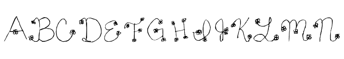 Daisy Mae Font UPPERCASE