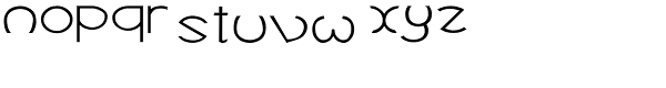 Daisy Regular Font LOWERCASE