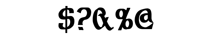 Dalelands Uncial Condensed Bold Font OTHER CHARS