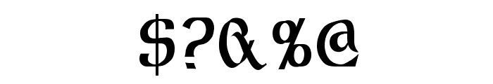 Dalelands Uncial Condensed Font OTHER CHARS