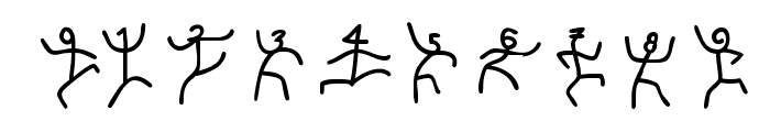 DancingLetters Font OTHER CHARS
