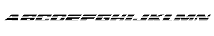 Dassault Gradient Italic Font LOWERCASE