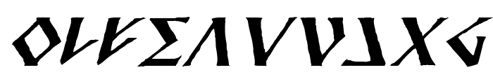 Davek Italic Font OTHER CHARS