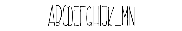 Dayona Elegant Thin Font UPPERCASE