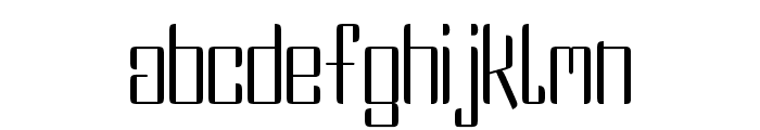 DBEFluorine Font LOWERCASE