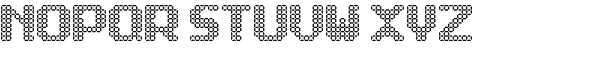 Db8 digital Font UPPERCASE