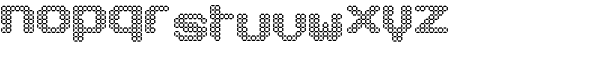 Db8 digital Font LOWERCASE