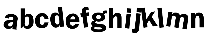 DdaftT-lowercase Font UPPERCASE