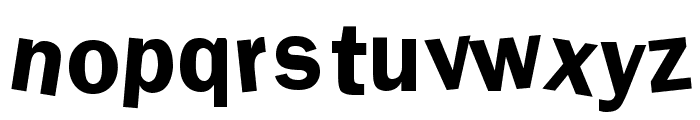 DdaftT-lowercase Font LOWERCASE