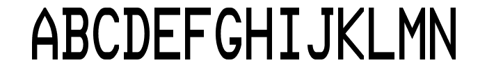 DEC-Terminal-Modern Font UPPERCASE