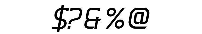 DERNIER Italic Font OTHER CHARS