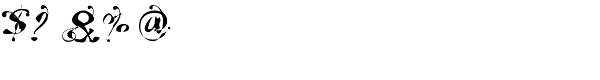 De Scripto Font OTHER CHARS