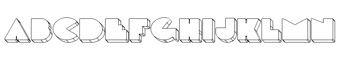 DeLarge Wired Font UPPERCASE