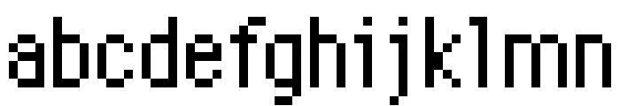 DePixel-Schmalreduced Font LOWERCASE