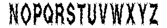 Dead Alive Font UPPERCASE