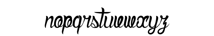 Deadly Inked Font LOWERCASE