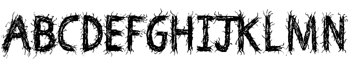 Death Branch Font LOWERCASE