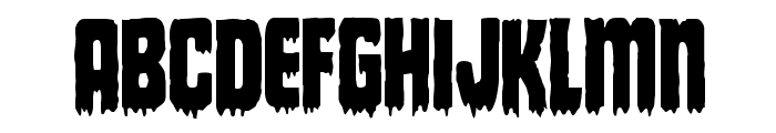 Deathblood Condensed Font UPPERCASE
