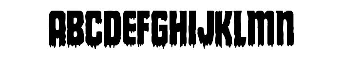 Deathblood Condensed Font LOWERCASE