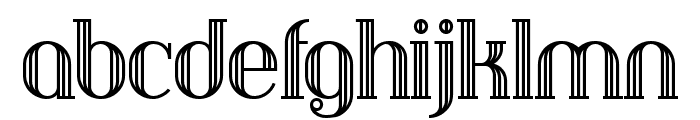 DebonairInline Font LOWERCASE