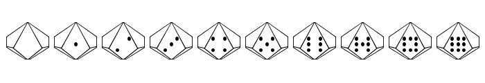 Decahedron Font OTHER CHARS