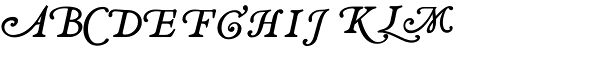 Decimosexto NF Italic Font UPPERCASE