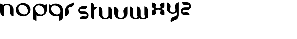 Decline-Regular Font LOWERCASE