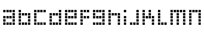 Decoder Font LOWERCASE