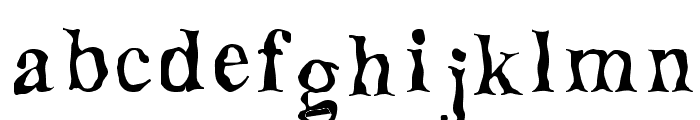 Decomposing Font LOWERCASE