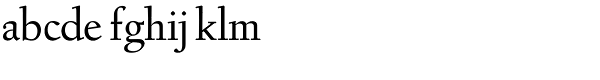Deepdene BQ-Regular Font LOWERCASE
