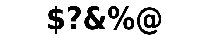 DejaVu Sans Condensed Bold Font OTHER CHARS