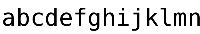 DejaVu Sans Mono Font LOWERCASE