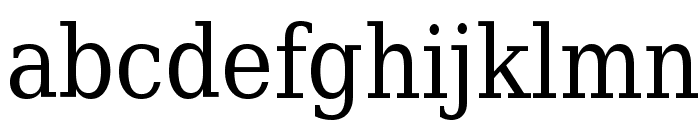 DejaVu Serif Condensed Font LOWERCASE
