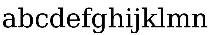 DejaVu Serif Font LOWERCASE