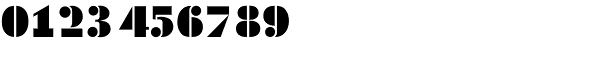 Deko Black Serial Font OTHER CHARS