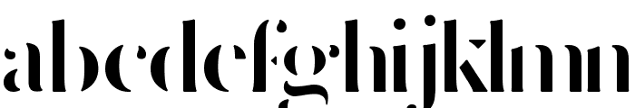 Delicate Bold Regular Font LOWERCASE