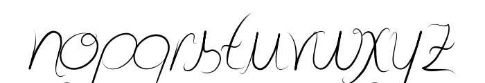 Delicious Curls Font LOWERCASE