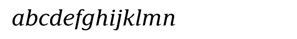 Delima Pro Italic Font LOWERCASE