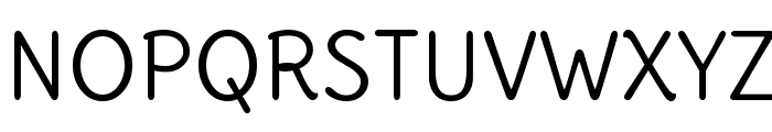 Delius-Regular Font UPPERCASE