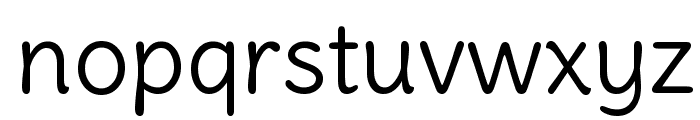 Delius-Regular Font LOWERCASE