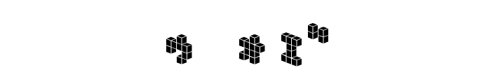 DemonCubicBlock NKP Tile Font OTHER CHARS