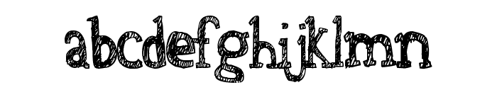 Denne At The Tea Party Font LOWERCASE