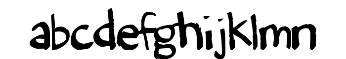 Denne's Old Handwriting Font LOWERCASE