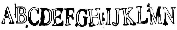 Depressionist v1.0 Font UPPERCASE