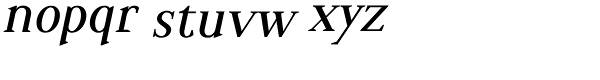 Desmond Text Bold Italic Font LOWERCASE