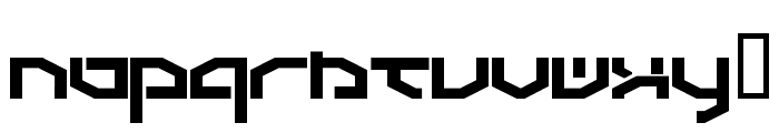 Detroit 3k Font LOWERCASE