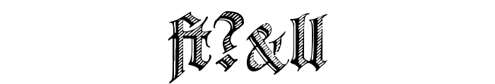 Deutsche Zierschrift Font OTHER CHARS